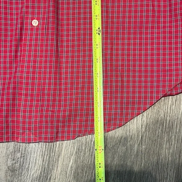 Polo by Ralph Lauren Red Plaid Men's Shirt - Picture 3 of 5